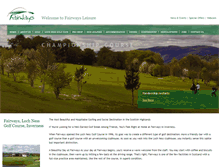 Tablet Screenshot of golflochness.com